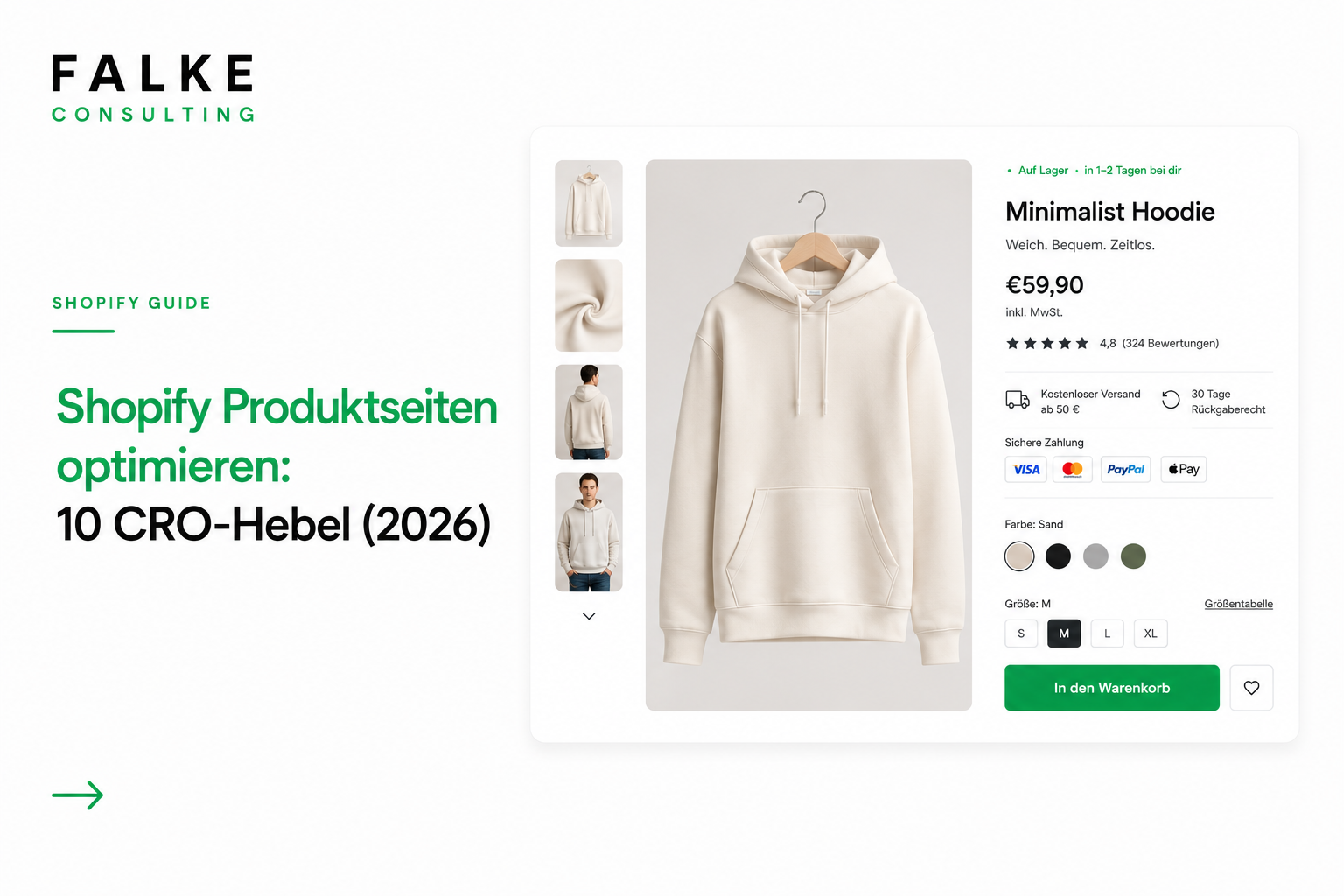 Shopify Produktseiten optimieren: 10 CRO-Hebel (2026)