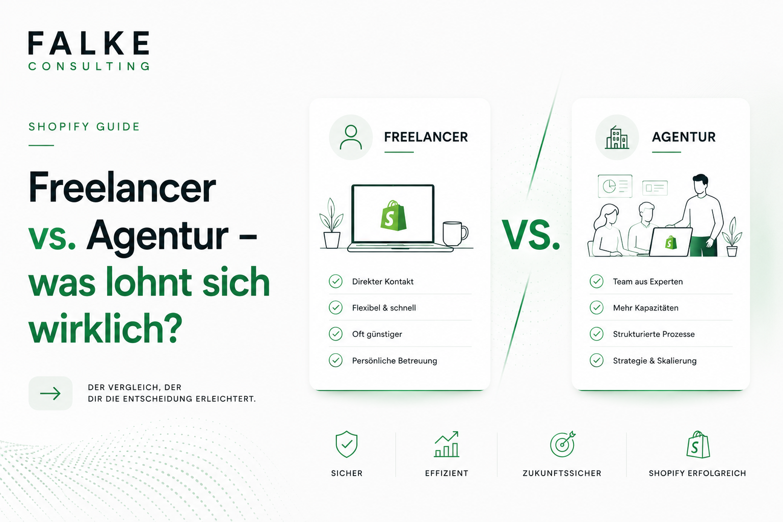 Shopify-Agentur oder Freelancer – was lohnt sich wirklich?