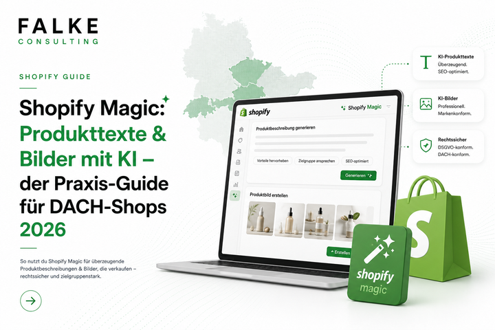 Shopify Magic: Produkttexte & Bilder mit KI – der Praxis-Guide für DACH-Shops 2026