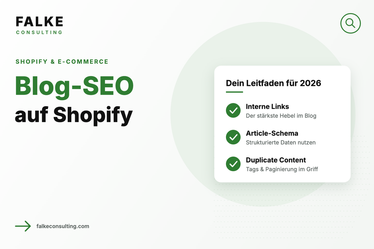 Blog-SEO auf Shopify: So wird dein Shop-Blog zum Traffic-Kanal
