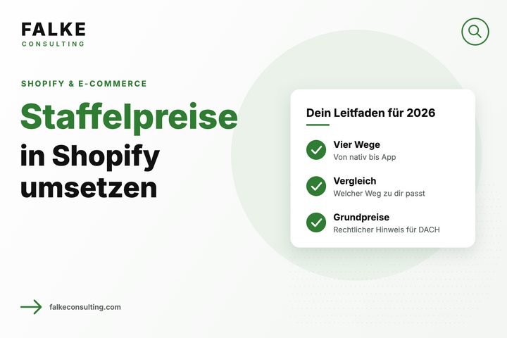 Staffelpreise in Shopify: Mengenrabatte richtig umsetzen