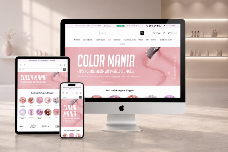 Double Beauty Shop — Von Prestashop zu Shopify