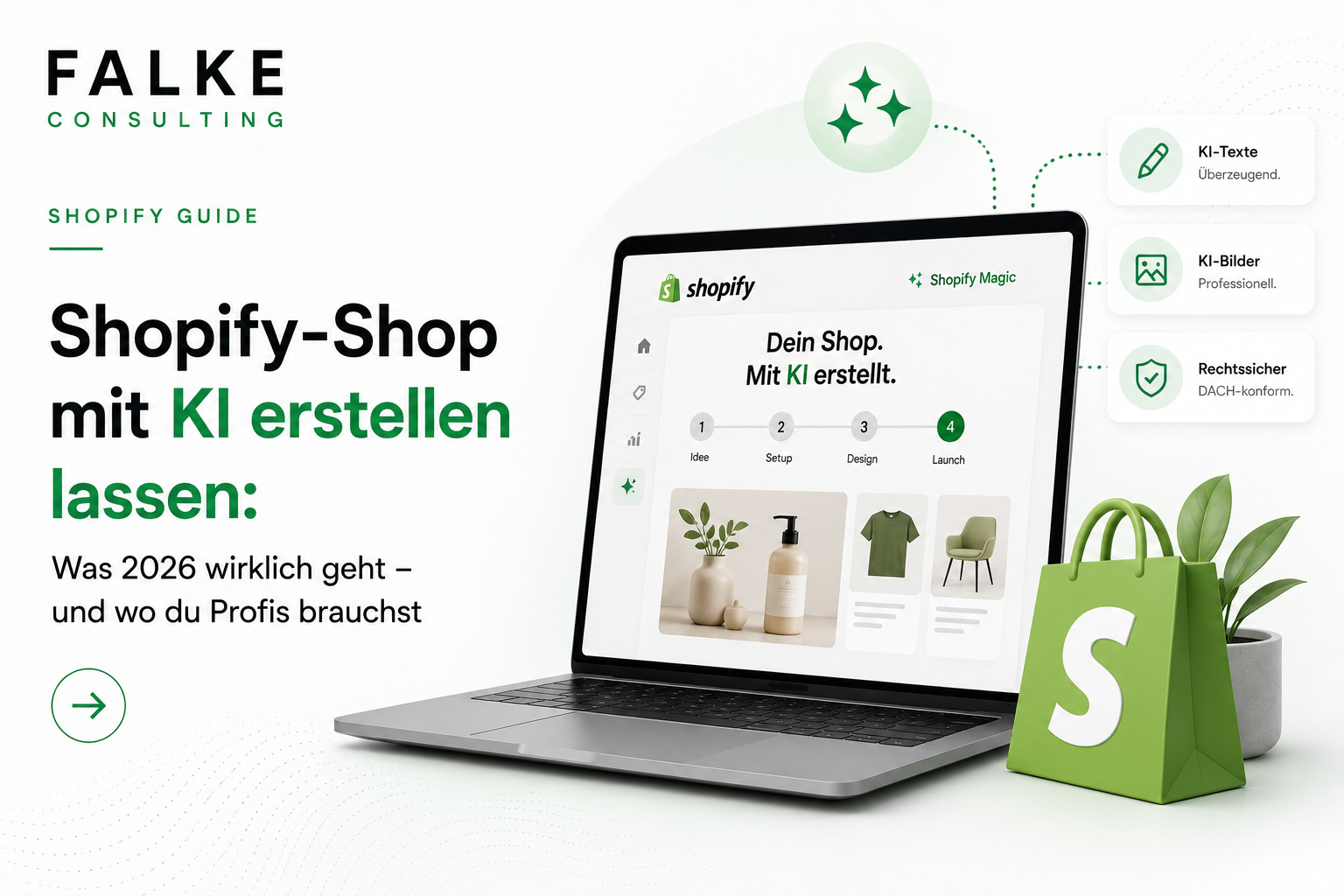 Shopify-Shop mit KI erstellen lassen: Was 2026 wirklich geht – und wo du Profis brauchst