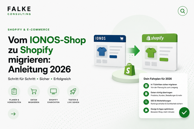 Vom IONOS-Shop zu Shopify migrieren: Anleitung 2026