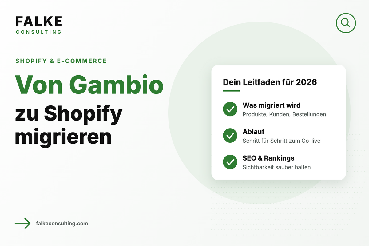 Von Gambio zu Shopify migrieren: Anleitung 2026