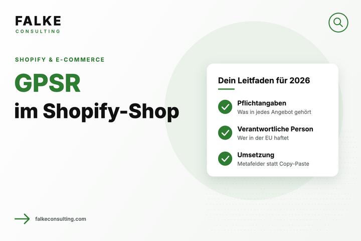 GPSR im Shopify-Shop: Was seit der EU-Produktsicherheitsverordnung wirklich in jede Produktseite muss