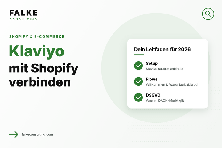 Klaviyo mit Shopify verbinden: Setup, Flows und DSGVO