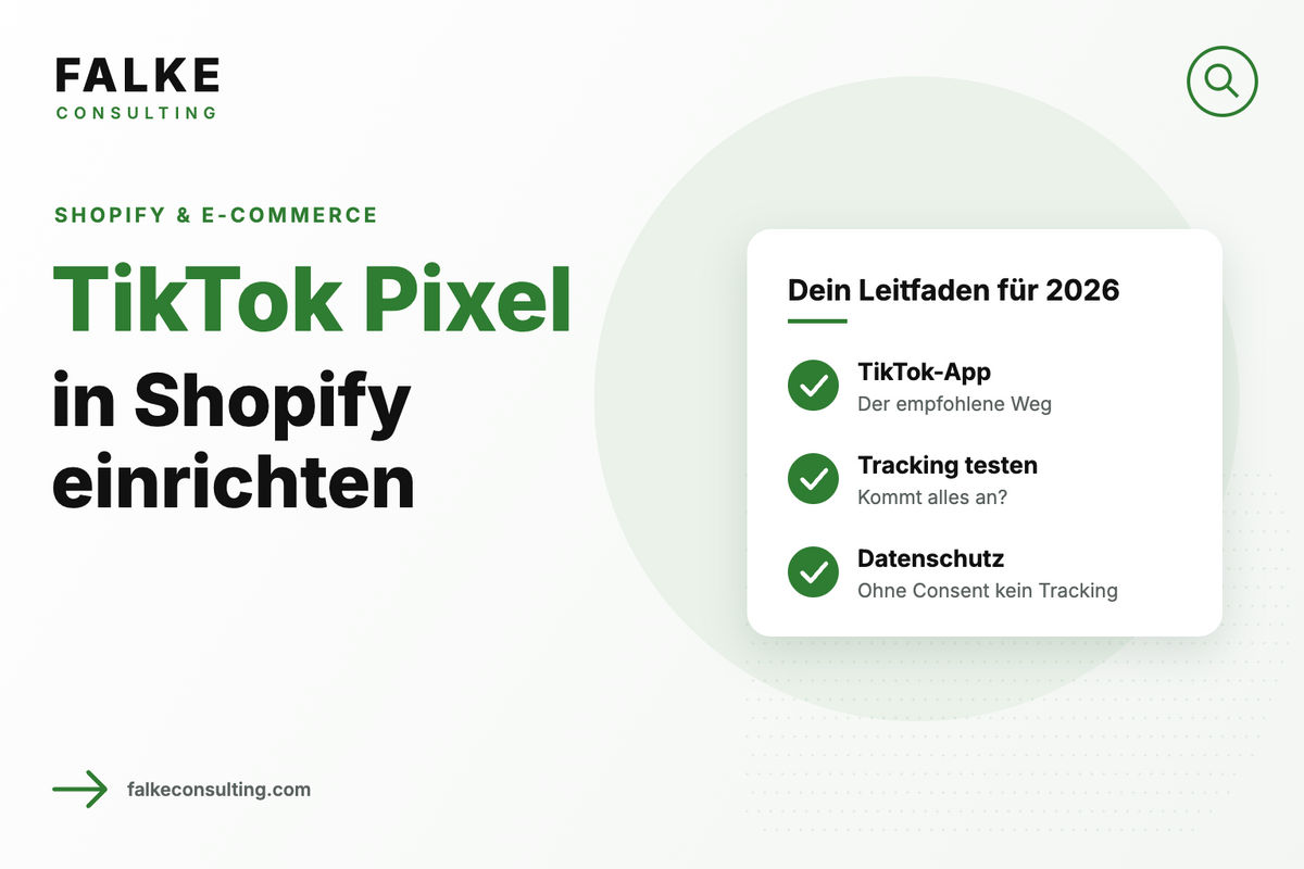 TikTok Pixel in Shopify einrichten: Tracking für Ads (2026)