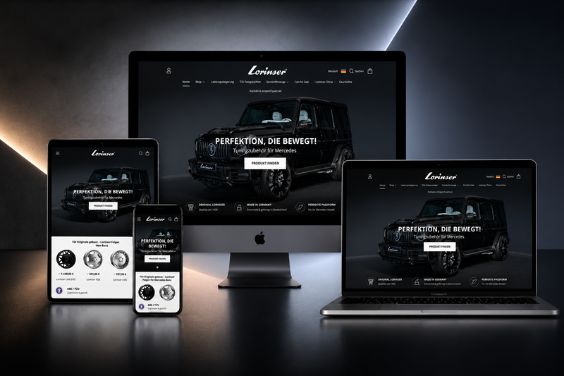 Lorinser — Von Shopware zu Shopify — ohne Ranking-Verlust